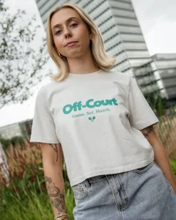 Vice 84 WMNS 'Off-Court GSM' Cropped Heavy Tee - Bone