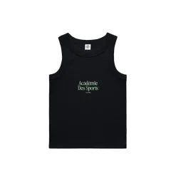 Vice 84 WMNS Organic Embroidered Rib Tank - Black
