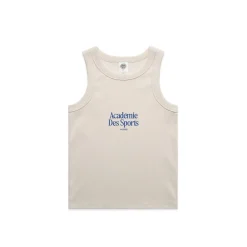 Vice 84 WMNS Organic Embroidered Rib Tank - Bone