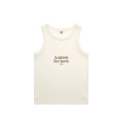Vice 84 WMNS Organic Embroidered Rib Tank - Ecru