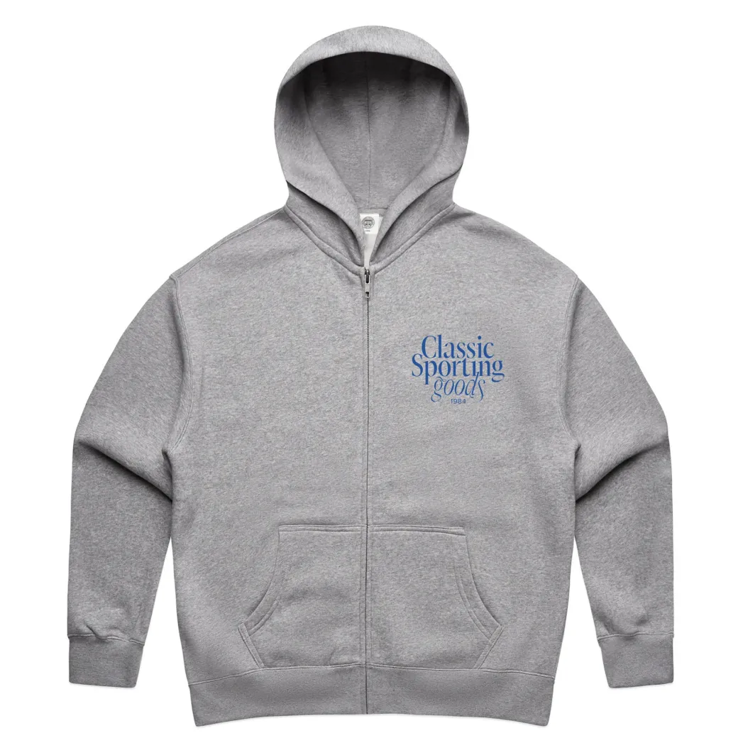 Vice 84 WMNS 'Sporting Goods' Zip Hoodie - Ash