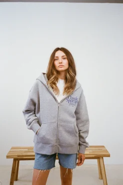 Vice 84 WMNS 'Sporting Goods' Zip Hoodie - Ash