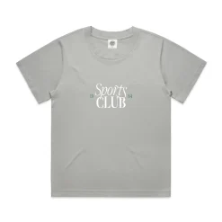 Vice  84 WMNS 'Sports Club' Staple Tee - Storm Grey