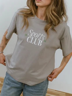 Vice  84 WMNS 'Sports Club' Staple Tee - Storm Grey
