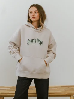 Vice 84 WMNS 'Sports Dept' Hoodie - Bone