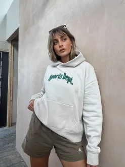 Vice 84 WMNS 'Sports Dept' Hoodie - Bone