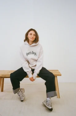 Vice 84 WMNS 'Sports Dept' Hoodie - Bone