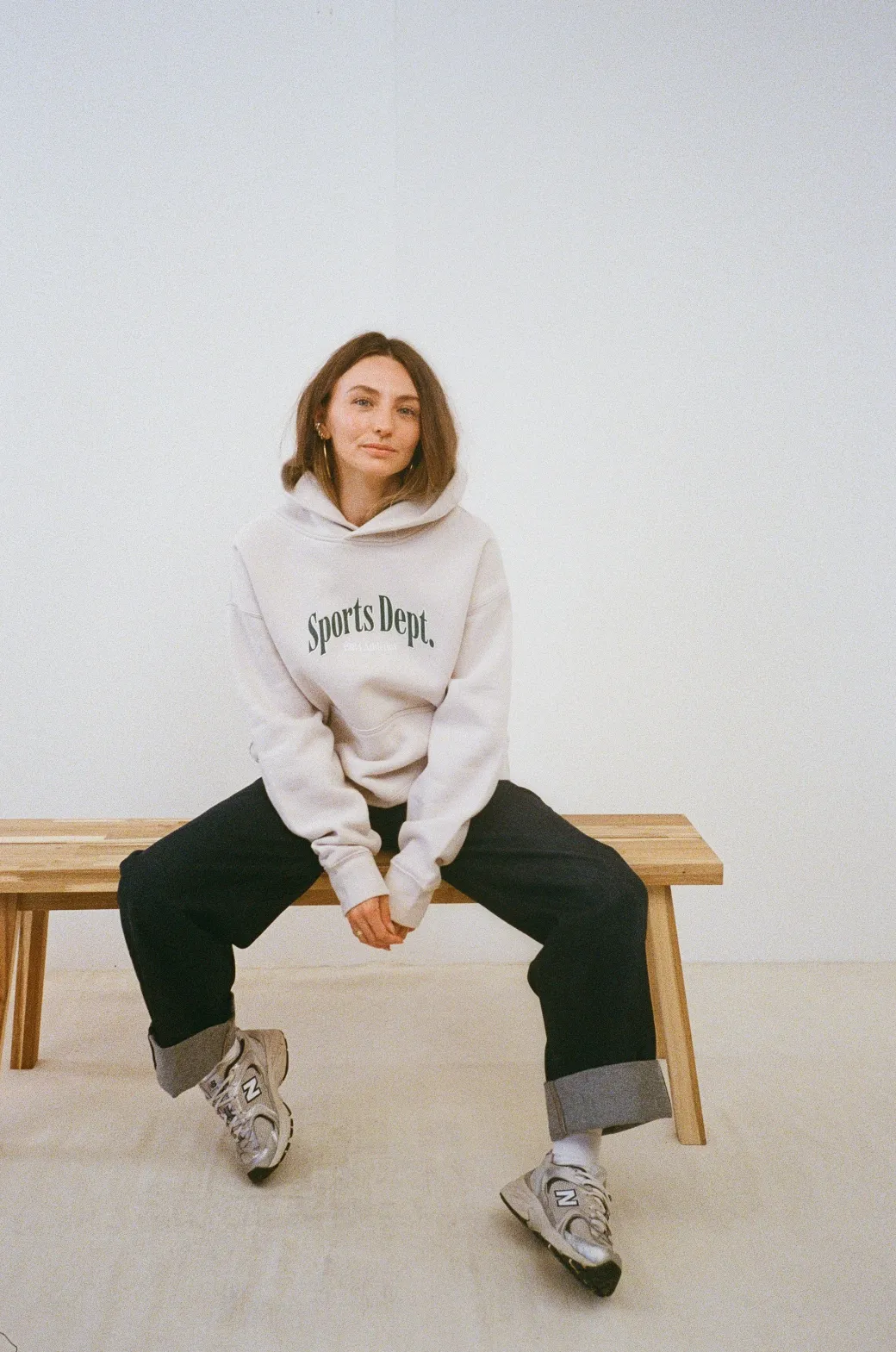 Vice 84 WMNS 'Sports Dept' Hoodie - Bone