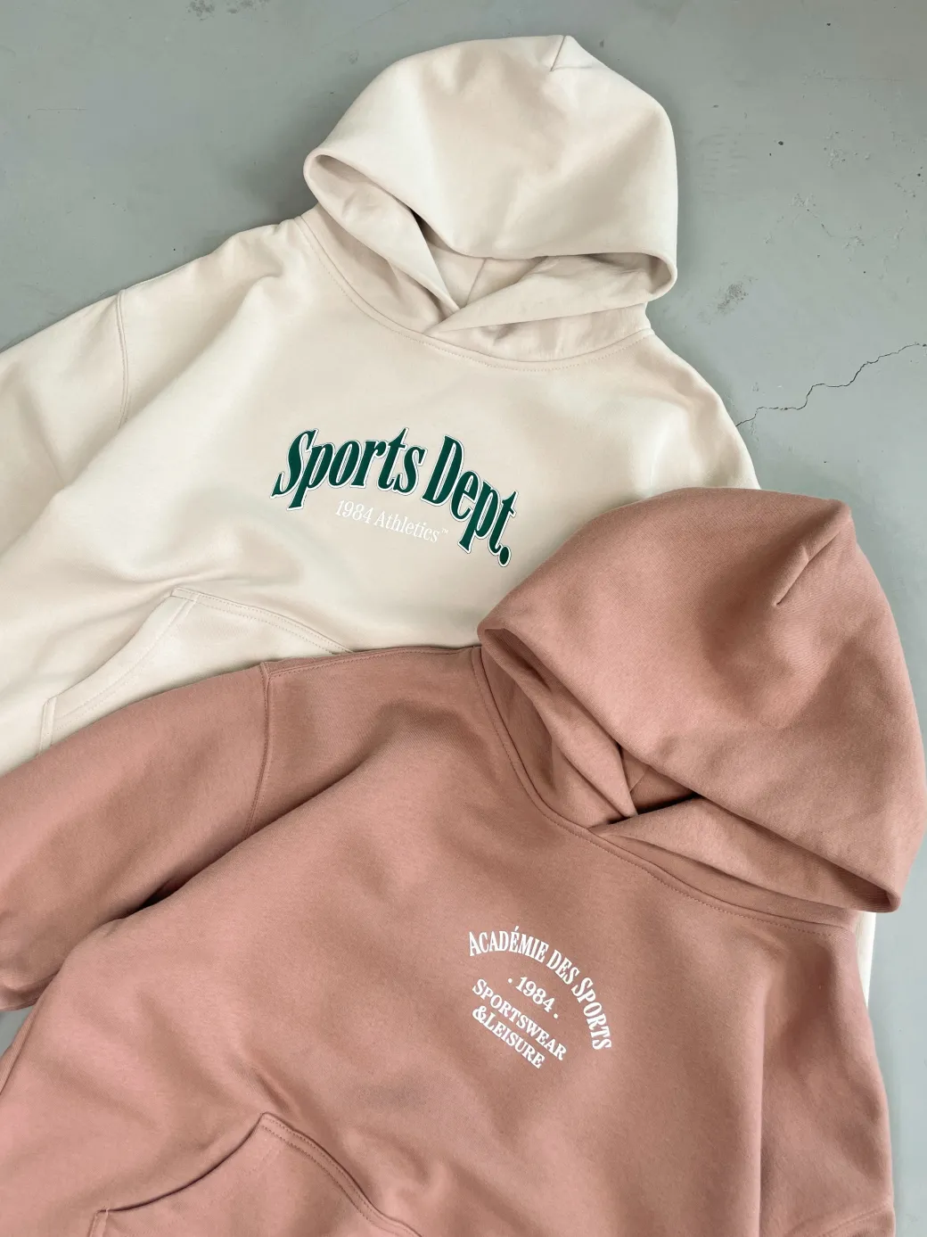 Vice 84 WMNS 'Sports Dept' Hoodie - Bone