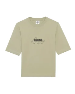 Vice 84 WMNS 'Sports Leisure' Boxy Organic Tee - Sage