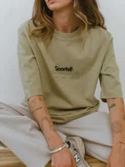 Vice 84 WMNS 'Sports Leisure' Boxy Organic Tee - Sage