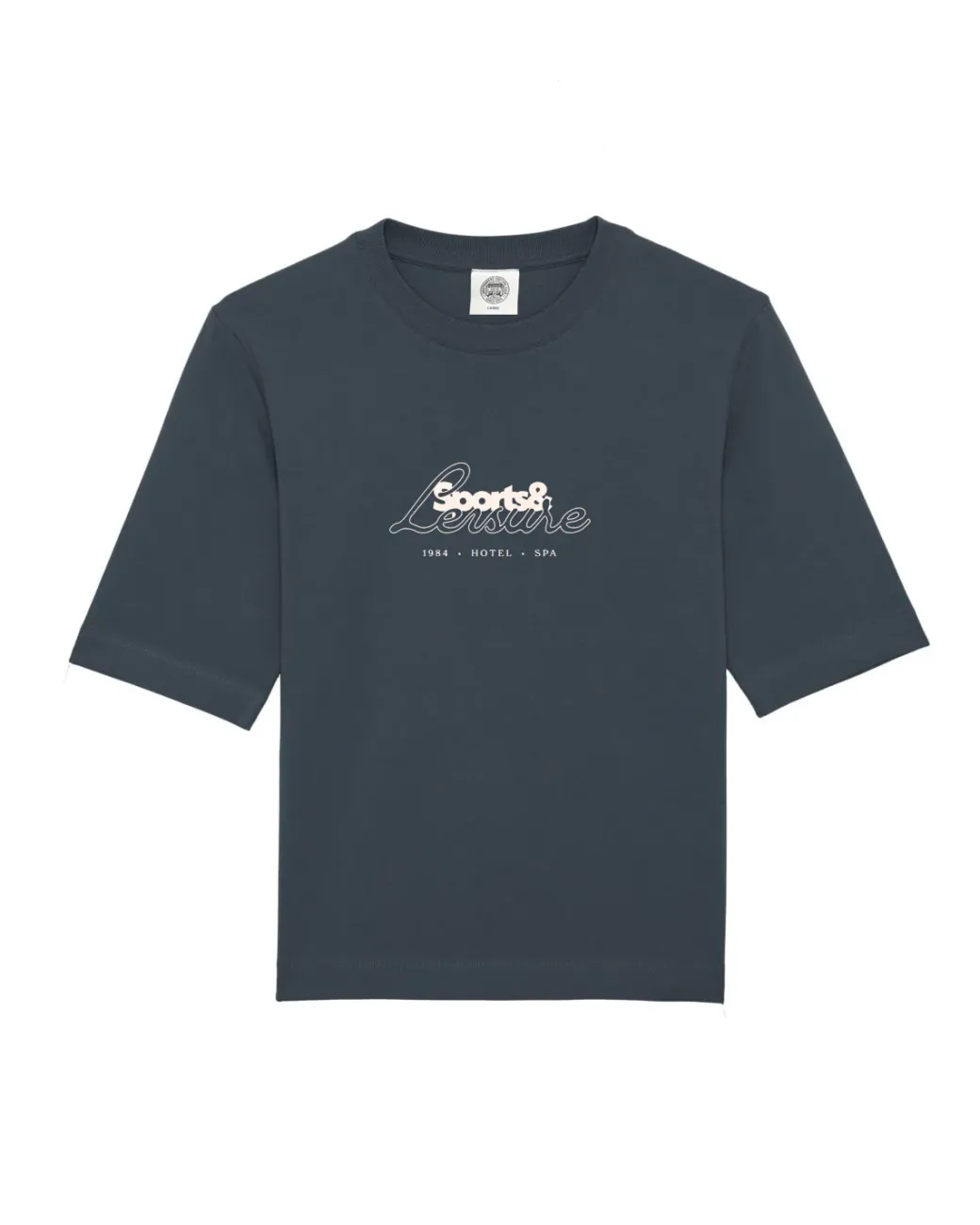 Vice 84 WMNS 'Sports Leisure' Box Organic Tee - Ink Navy