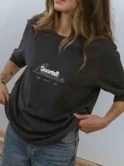 Vice 84 WMNS 'Sports Leisure' Box Organic Tee - Ink Navy