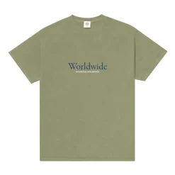 Vice 84 'Worldwide' Vintage Washed Tee - Sage
