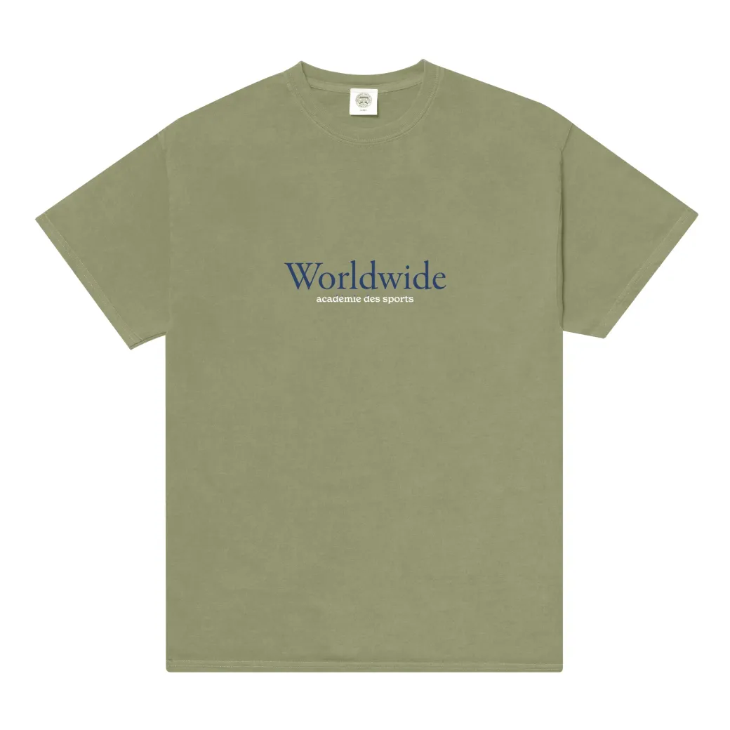 Vice 84 'Worldwide' Vintage Washed Tee - Sage