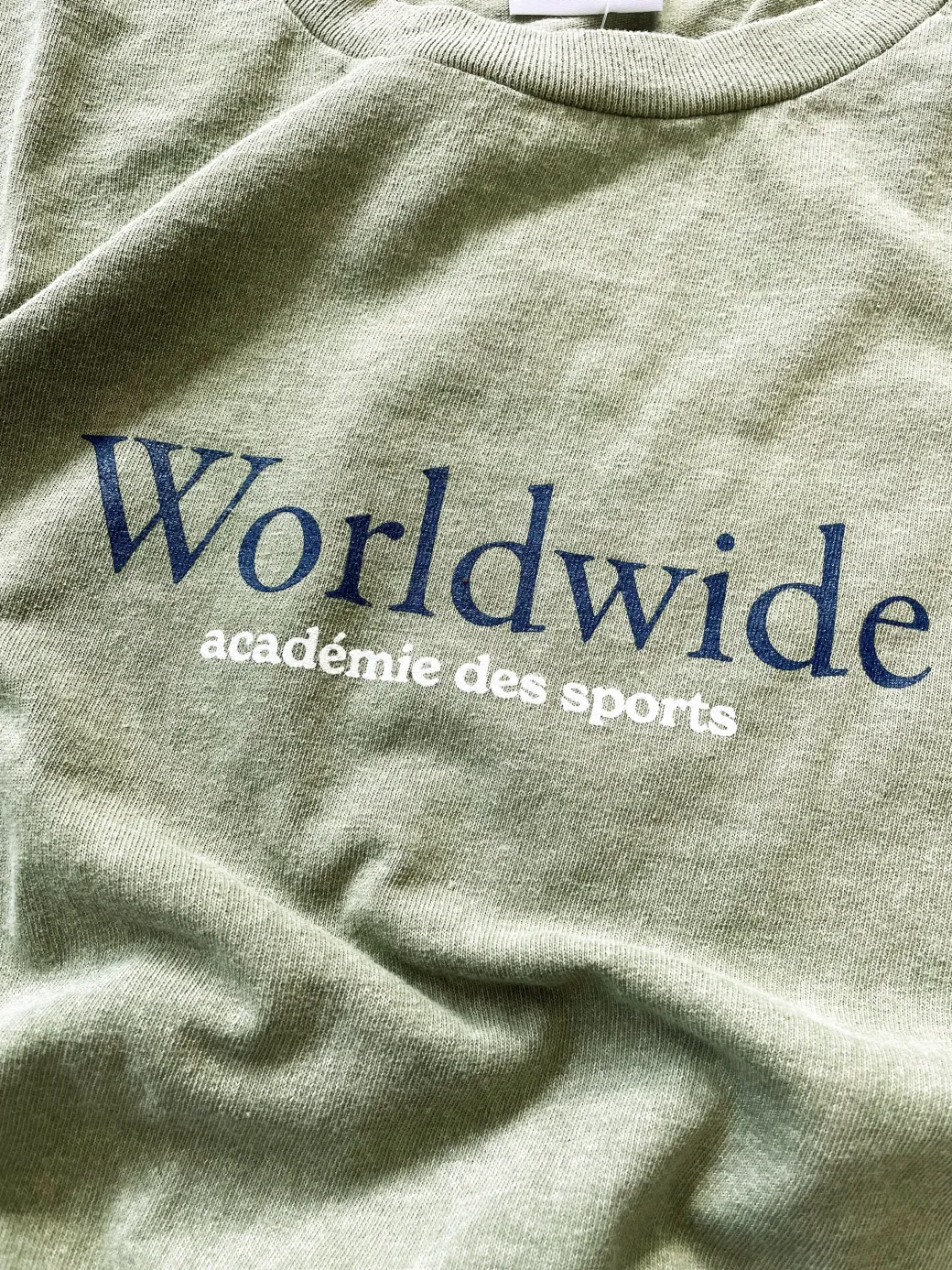Vice 84 'Worldwide' Vintage Washed Tee - Sage