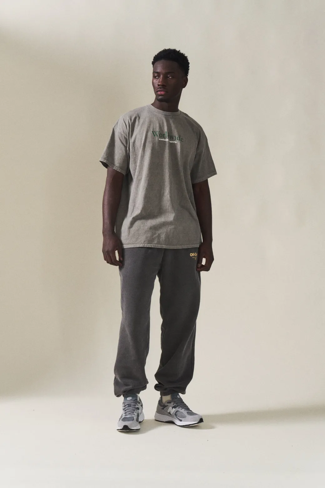 Vice 84 'Worldwide' Vintage Washed Tee - Graphite