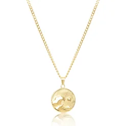 Waves Pendant Necklace - Silver / Gold