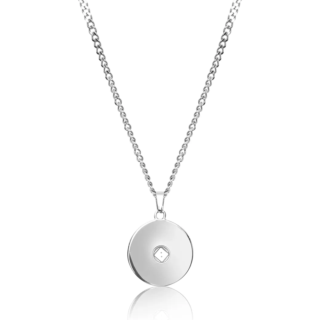 Waves Pendant Necklace - Silver / Gold