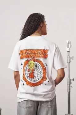 WHP x UN:IK 'Destination Manchester' Tee - White