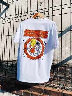 WHP x UN:IK 'Destination Manchester' Tee - White