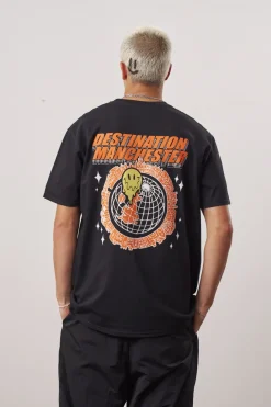 WHP x UN:IK 'Destination Manchester' Tee - Black