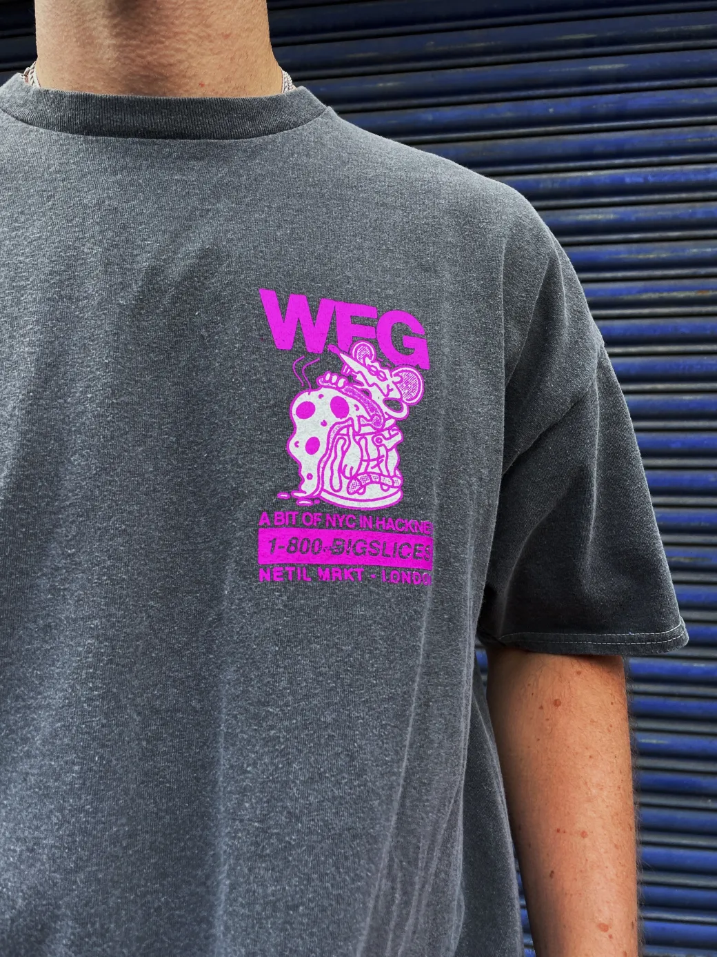 World Famous Gordos 'Call The Gang' Vintage Washed Tee - Black