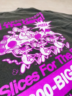World Famous Gordos 'Call The Gang' Vintage Washed Tee - Black