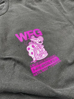 World Famous Gordos 'Call The Gang' Vintage Washed Tee - Black