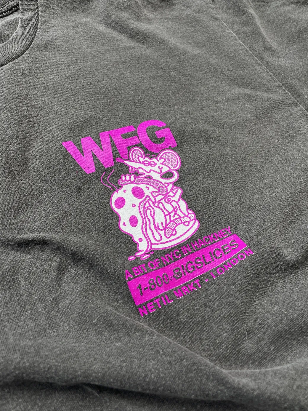 World Famous Gordos 'Call The Gang' Vintage Washed Tee - Black