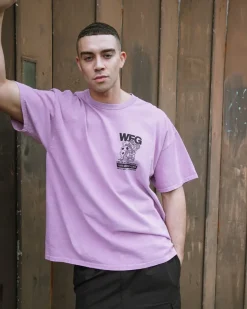 World Famous Gordos 'Call The Gang' Vintage Washed Tee - Pink