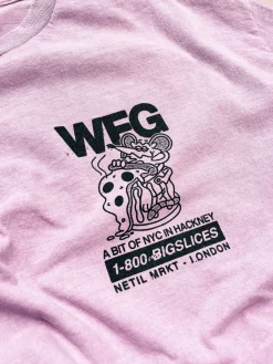 World Famous Gordos 'Call The Gang' Vintage Washed Tee - Pink