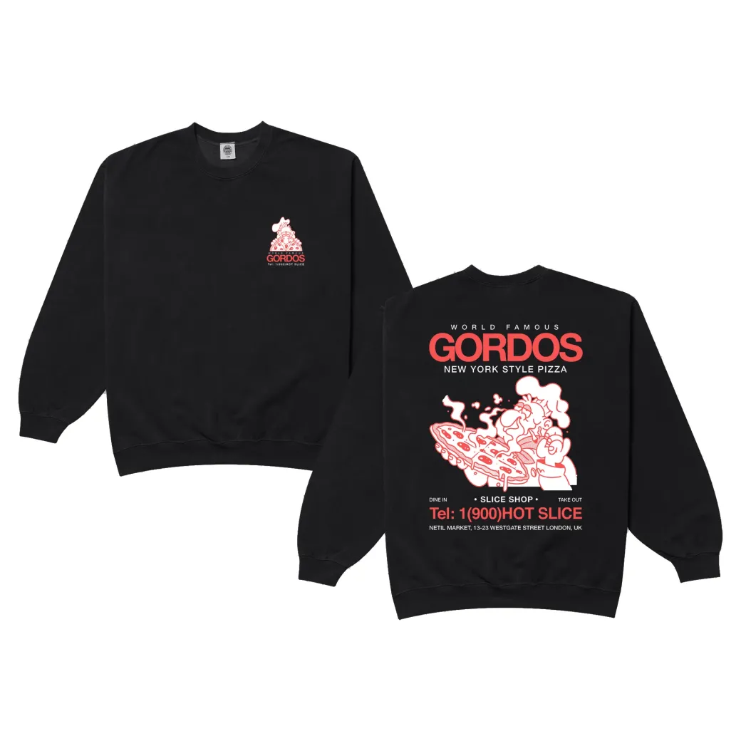 World Famous Gordos 'Gordos' Sweater - Black