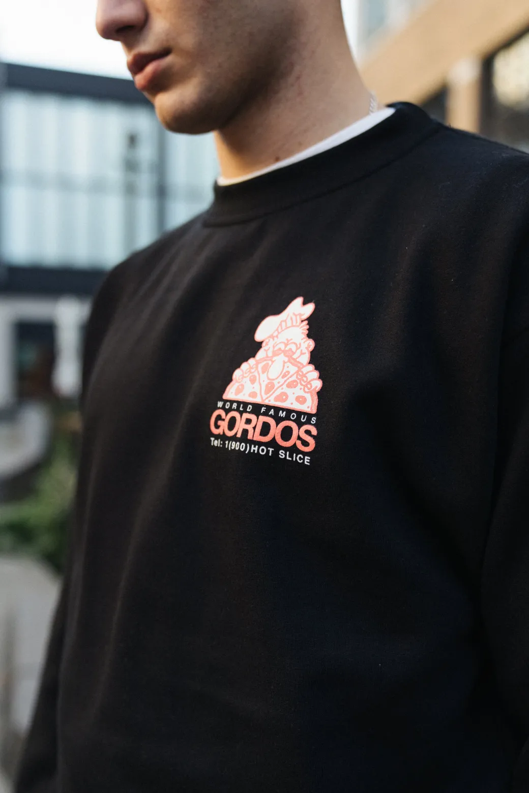 World Famous Gordos 'Gordos' Sweater - Black