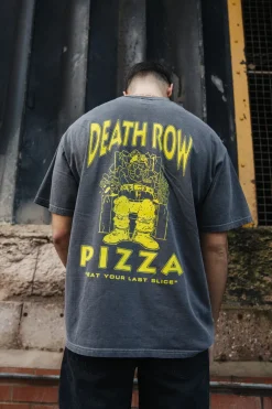 World Famous Gordos 'Last Slice' Vintage Washed Tee - Black