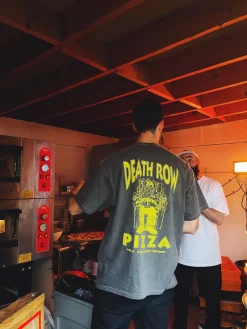 World Famous Gordos 'Last Slice' Vintage Washed Tee - Black