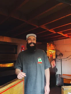 World Famous Gordos 'Legalize Marinara' Vintage Washed Tee - Black