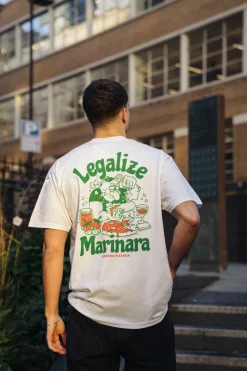 World Famous Gordos 'Legalize Marinara' Tee - White
