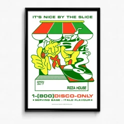 World Famous Gordos 'Nice By The Slice' Art Print