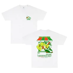 World Famous Gordos 'Nice By The Slice' Tee - White