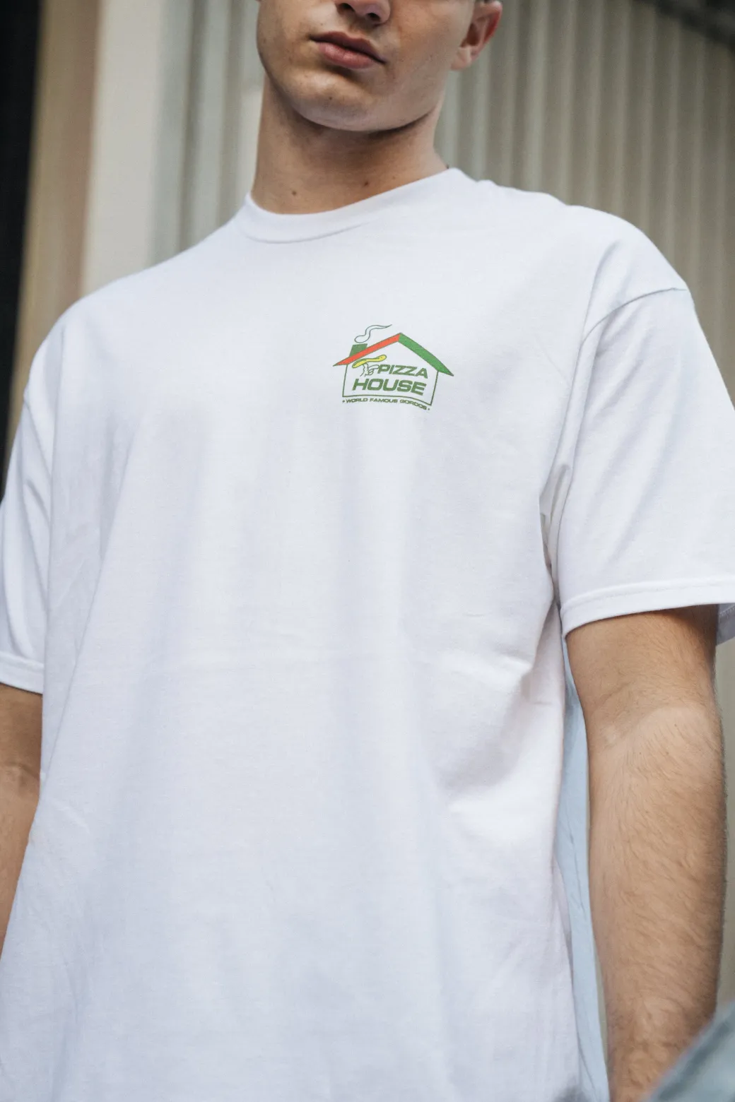 World Famous Gordos 'Nice By The Slice' Tee - White
