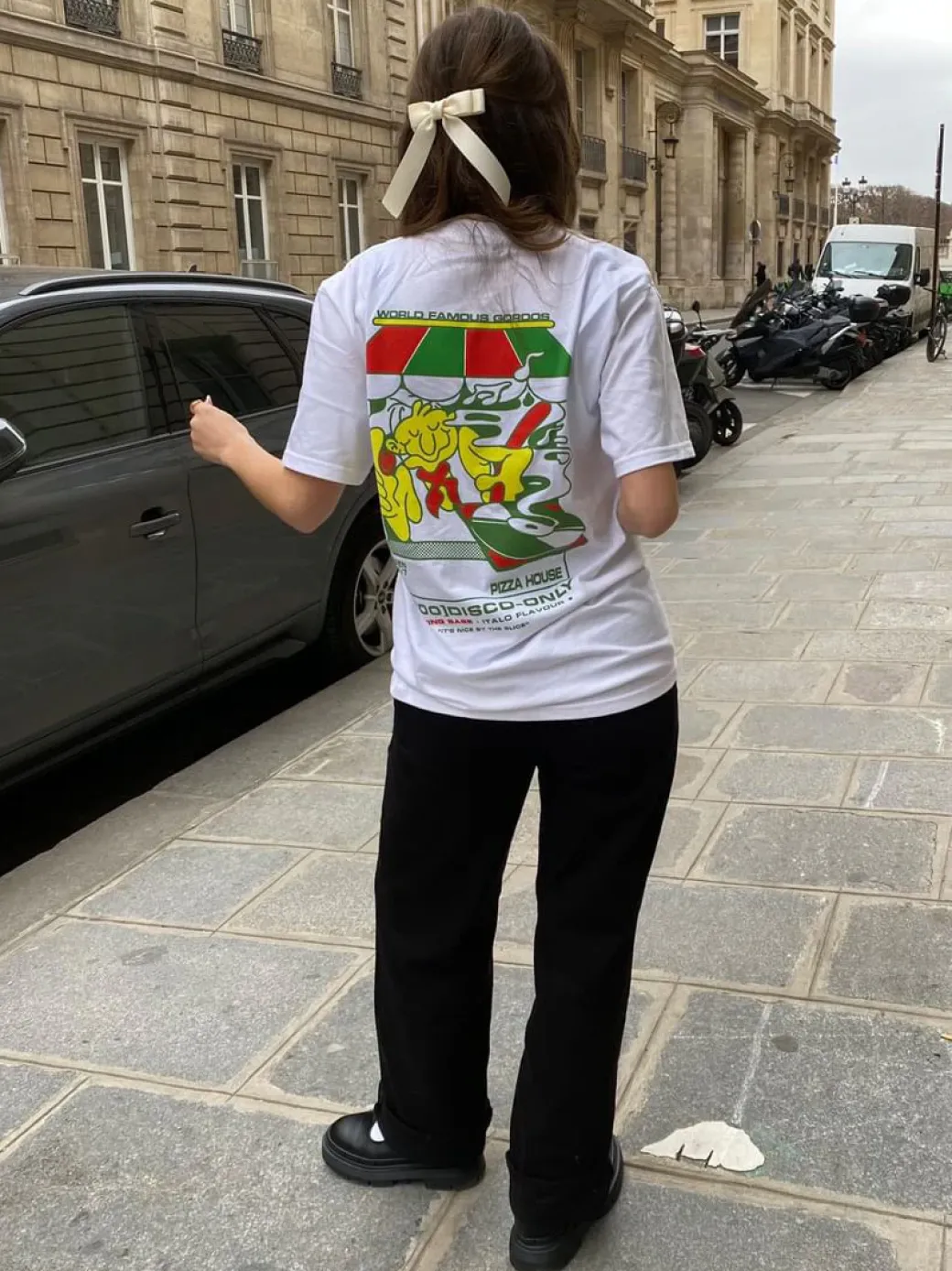 World Famous Gordos 'Nice By The Slice' Tee - White
