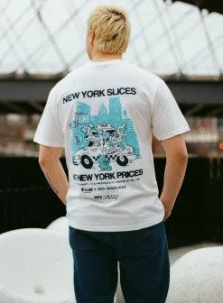 World Famous Gordos 'NYC Slices' Tee - White