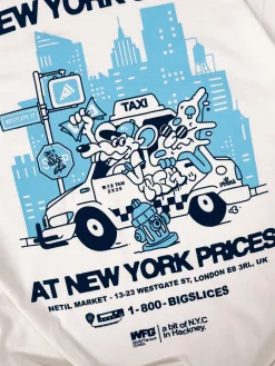 World Famous Gordos 'NYC Slices' Tee - White