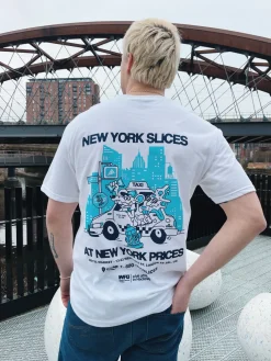World Famous Gordos 'NYC Slices' Tee - White