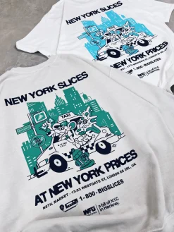 World Famous Gordos 'NYC Slices' Washed Sweater - Grey