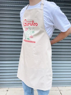 World Famous Gordos x Hephee 'World Famous' Apron - Natural
