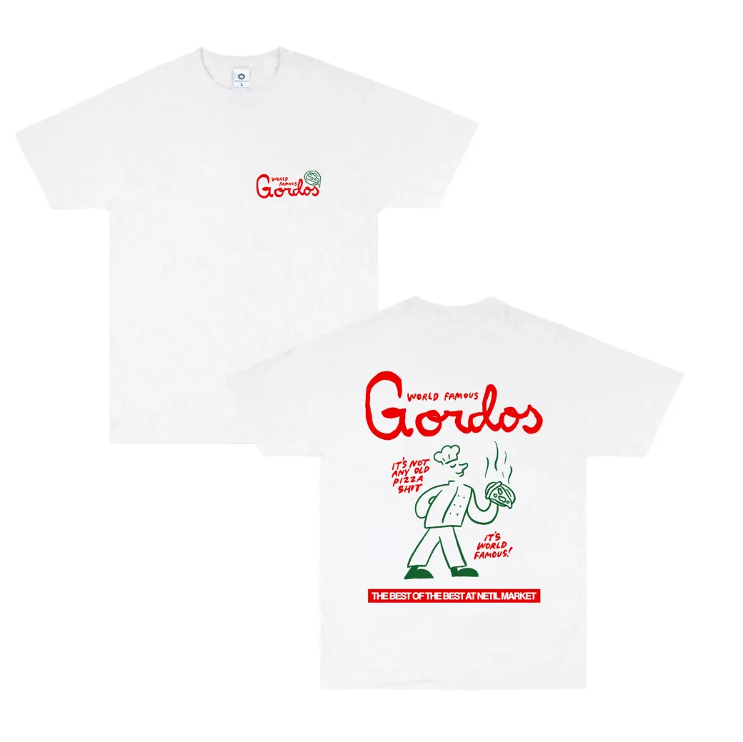World Famous Gordos x Hephee 'World Famous' Tee - White