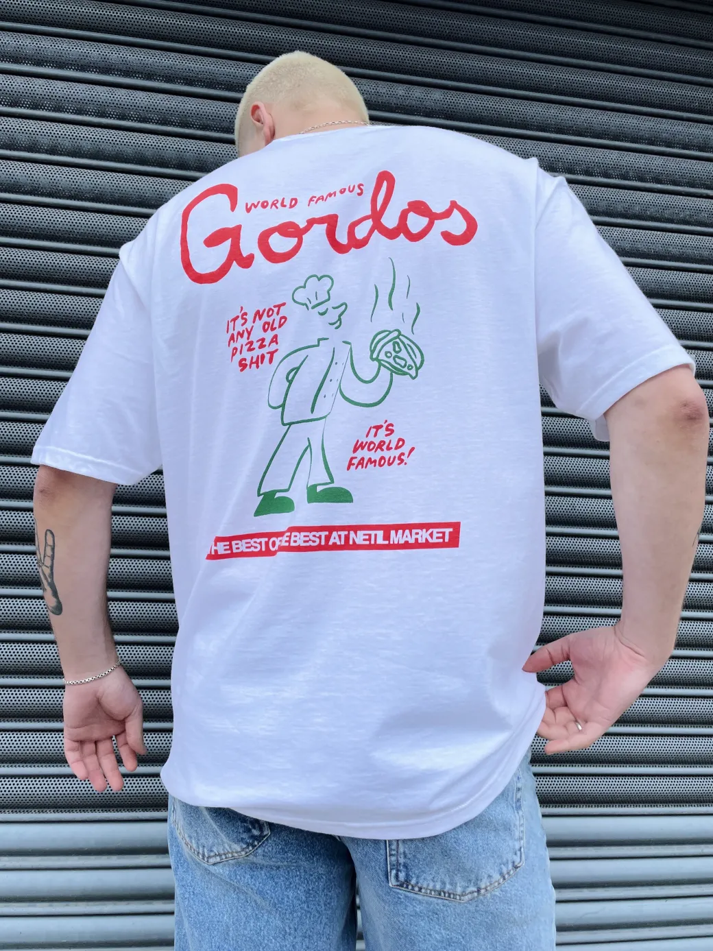 World Famous Gordos x Hephee 'World Famous' Tee - White