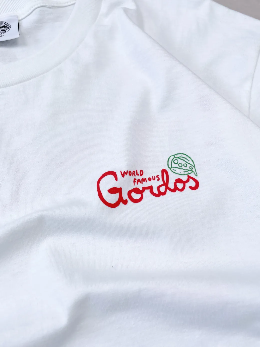 World Famous Gordos x Hephee 'World Famous' Tee - White